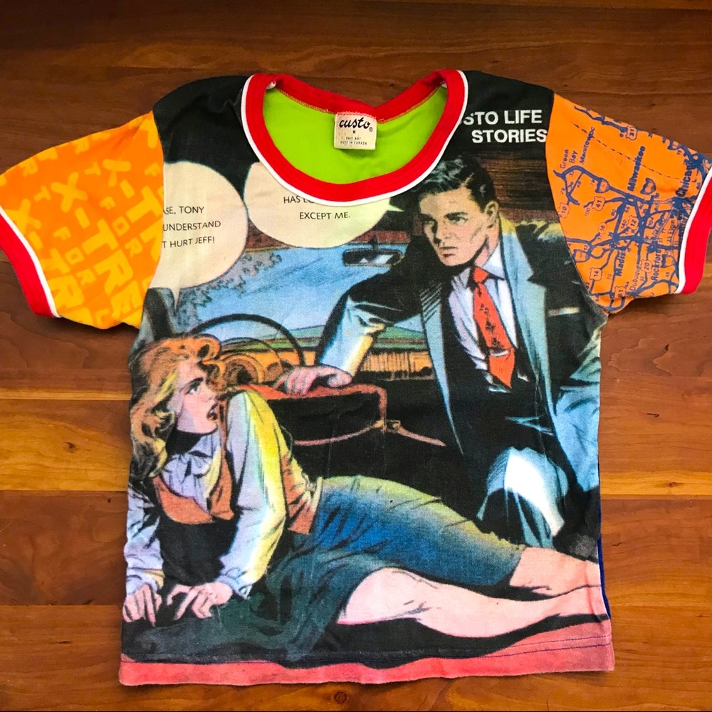 90s Custo graphic print tee